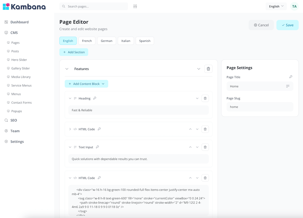 A webmail that works like a real mail client